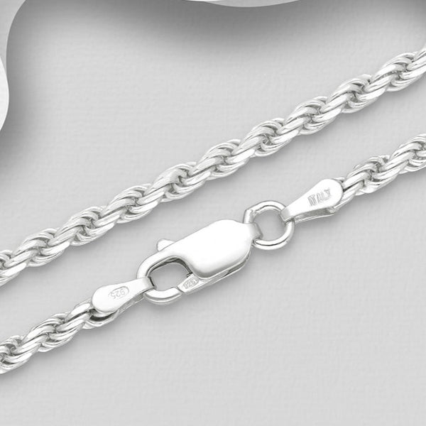 Sterling Silver Rope Chain