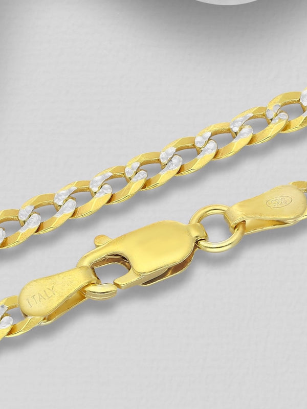 Sterling Silver Silver Chain Curb