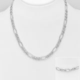 Sterling Silver Figaro Chain