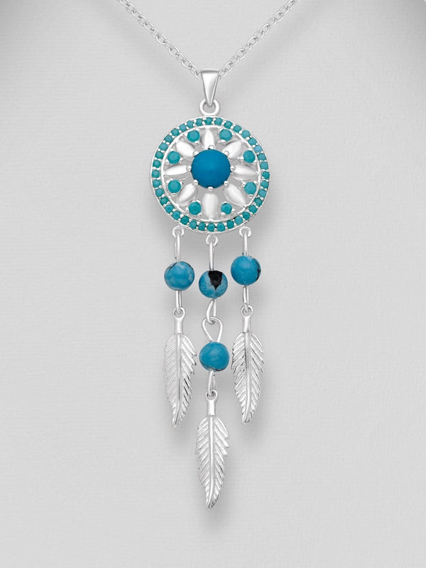 Spiritual Dreamcatcher Pendant Necklace