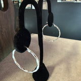 Sterling Silver Diamond Cut Hoops