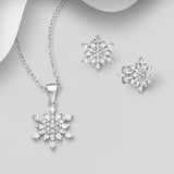 Sparkling Snowflakes Jewelry Set