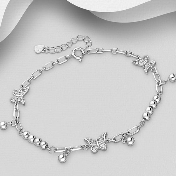 Sparkling Butterfly Bracelet