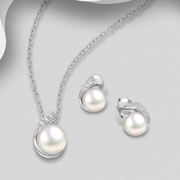 Pearl jewelry set