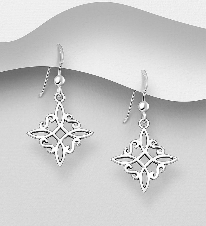 Witches Knot Hook Earrings