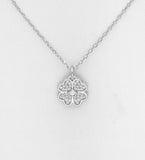 Sterling Silver Clover Necklace