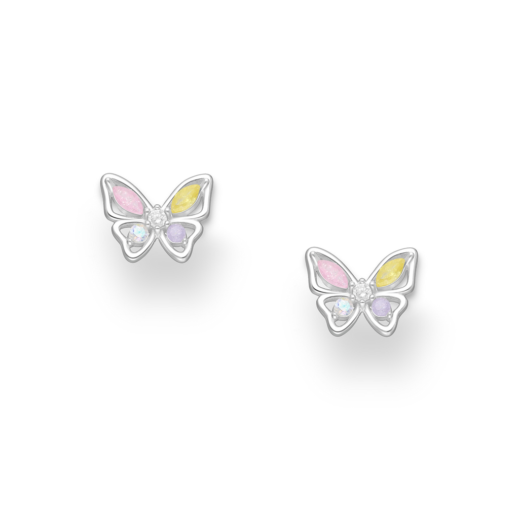 Sterling Silver Butterfly Earrings