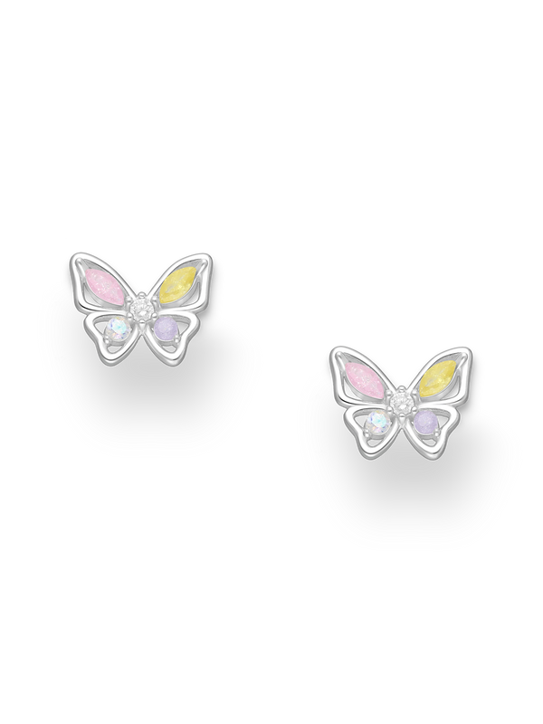 Sterling Silver Butterfly Earrings