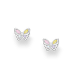 Sterling Silver Butterfly Earrings