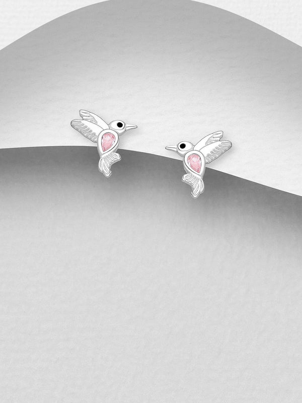 Silver Bird Earrings