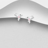 Silver Bird Earrings