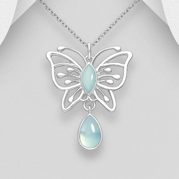 Sterling Silver Butterfly Necklace