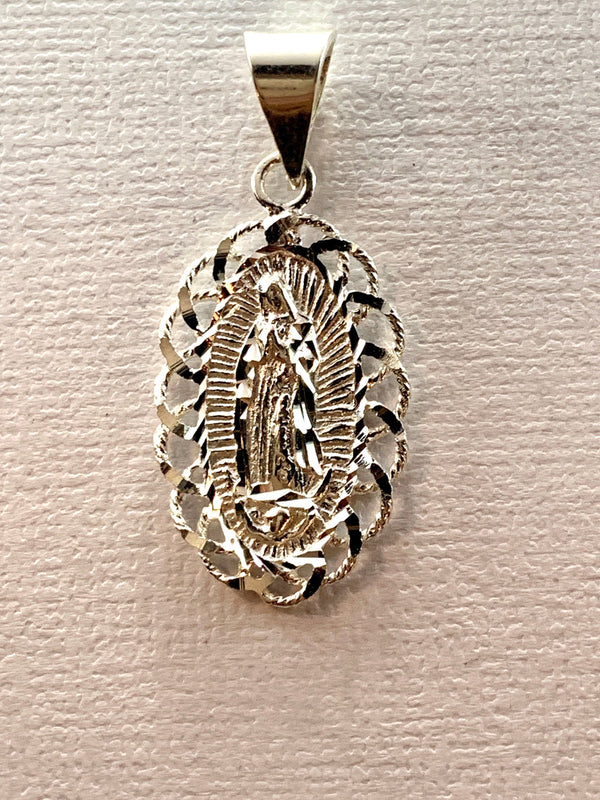 Sparkling Virgin Mary Pendant