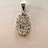Sparkling Virgin Mary Pendant