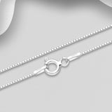 Sparkling Heart and Moon Pendant Necklace