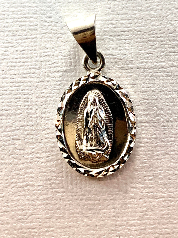 Sparkling Virgin Mary Pendant
