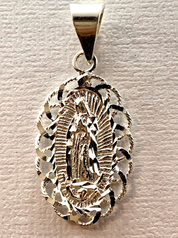 Sparkling Virgin Mary Pendant