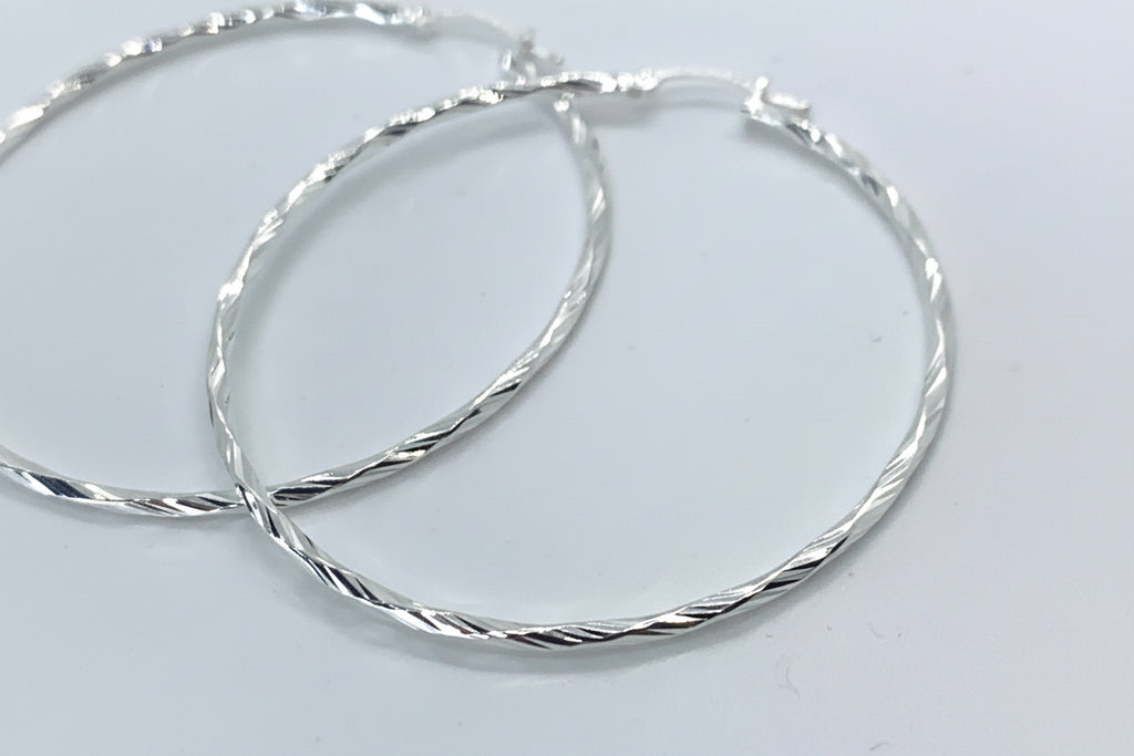 Sterling Silver Hoop Earrings