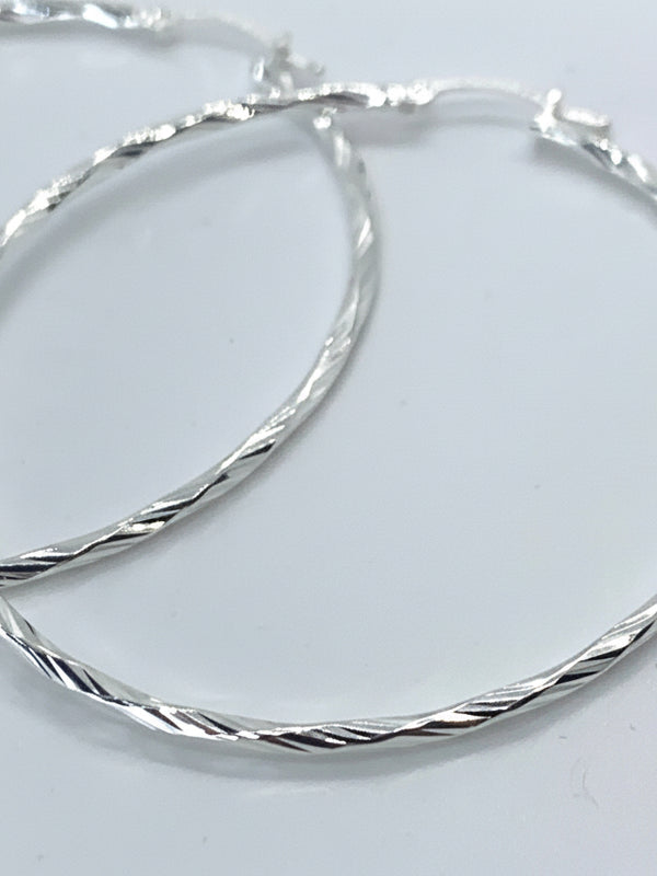Sterling Silver Hoop Earrings