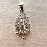 Sparkling Virgin Mary Pendant