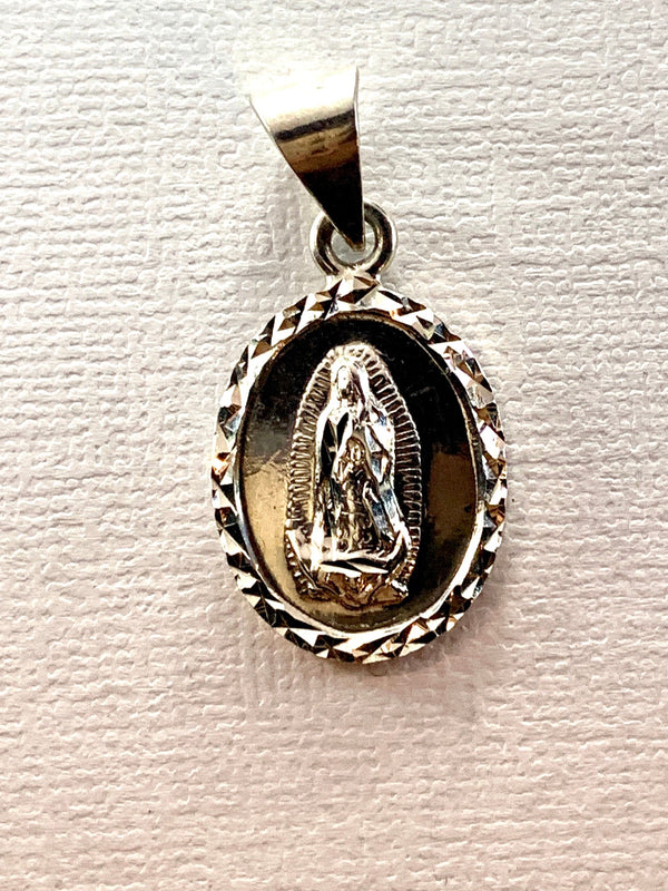 Sparkling Virgin Mary Pendant