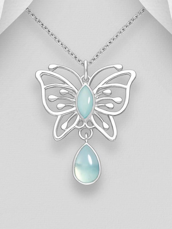 Sterling Silver Butterfly Necklace