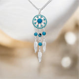 Spiritual Dreamcatcher Pendant Necklace