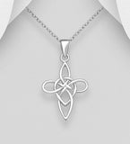 Witches Knot Cross Necklace