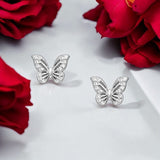 Sterling Silver Butterfly Earrings