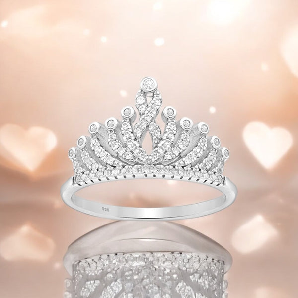 Sterling Silver Crown Ring