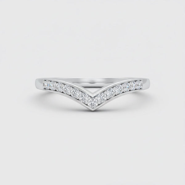 Sterling Silver Chevron Ring