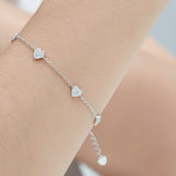 Sparkling Heart Bracelet