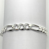 Sterling Silver Figaro Bracelet