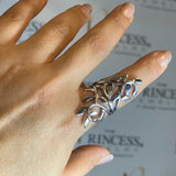 Sterling Silver Leaf Ring