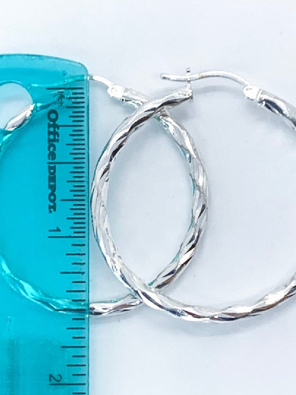 Sterling Silver Hoop Earrings