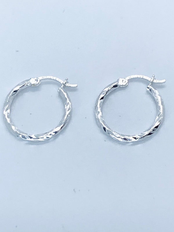 Sterling Silver Hoop Earrings