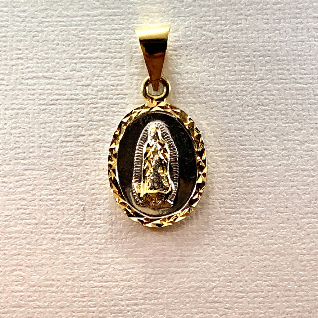 Virgin Mary Pendant (Diamond Cut)