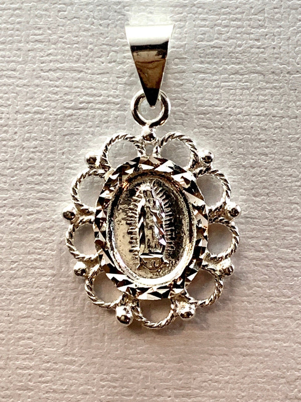 Sparkling Virgin Mary Pendant